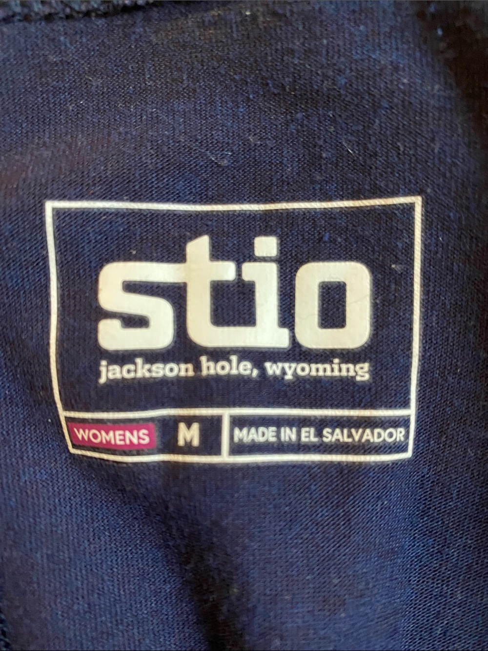 STIO Navy Sleeveless Performance Tank - Picture 2 of 4